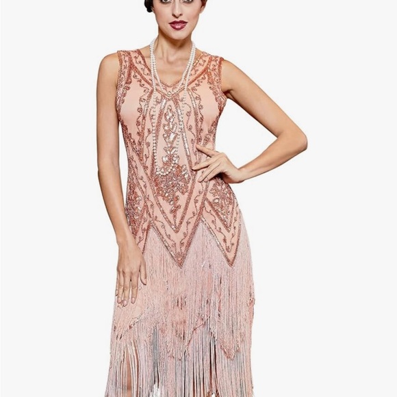 Women's 1920's Flapper Dress/Costume- - Picture 5 of 16